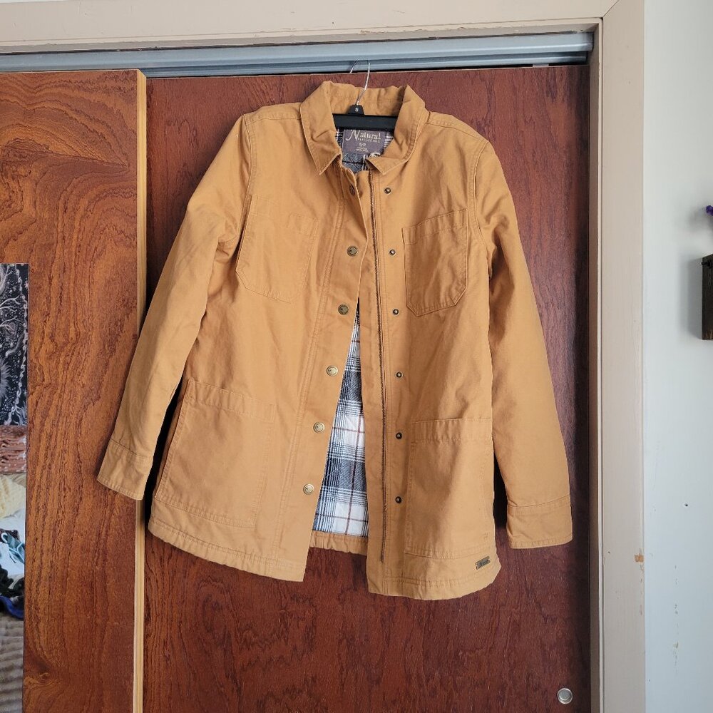 Natural reflections flannel lined canvas jacket